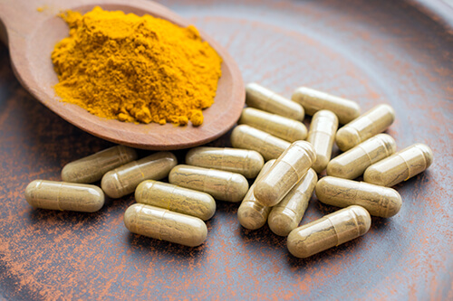 kratom and turmeric powder