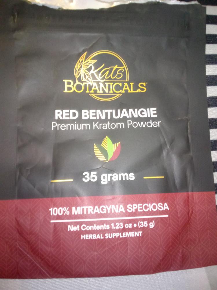 Red Bentuangie Kratom Powder - 35 Grams - Customer Photo From Tim Braddock