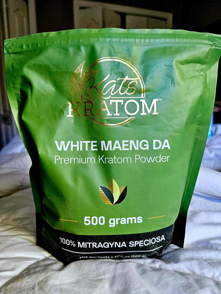 White Maeng Da Kratom Powder - 500 Grams - Customer Photo From Emily Bowers