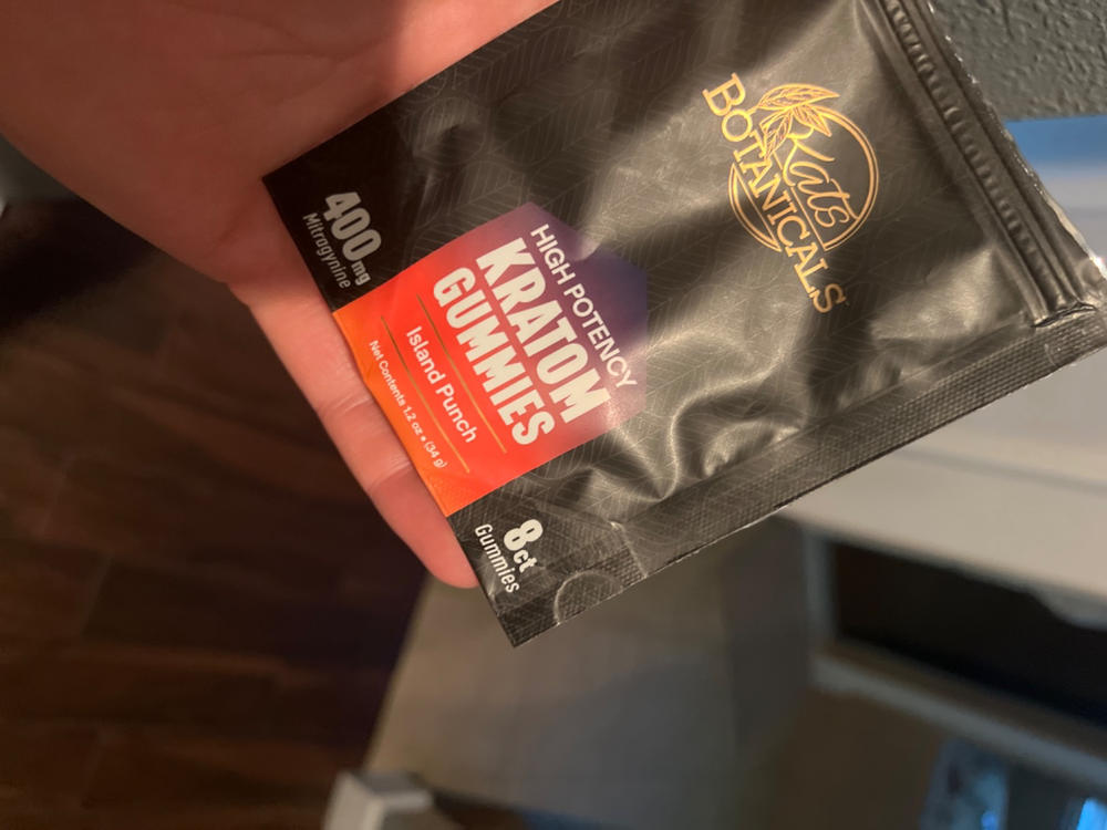Island Punch Kratom Gummies - Customer Photo From James Tremblay