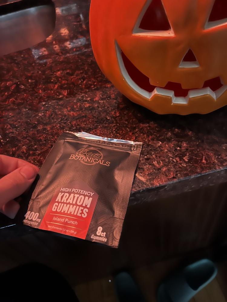 Island Punch Kratom Gummies - Customer Photo From Hayden S.