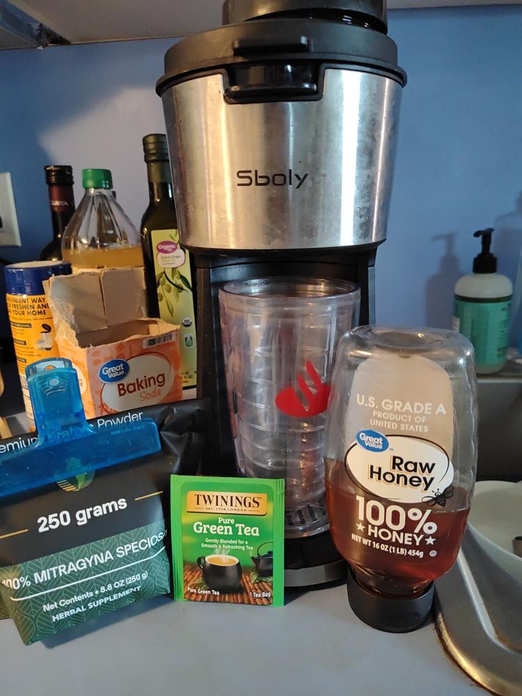 Green Maeng Da Kratom Powder - 250 Grams - Customer Photo From John Grace
