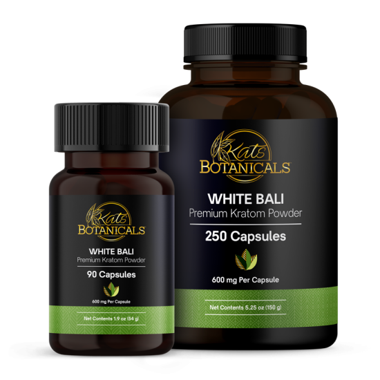 White Bali Kratom caps