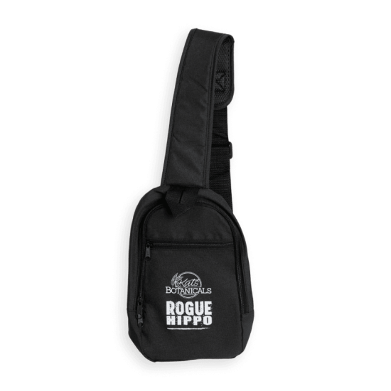 Rogue Hippo Crossbody Sling Bag White Logo